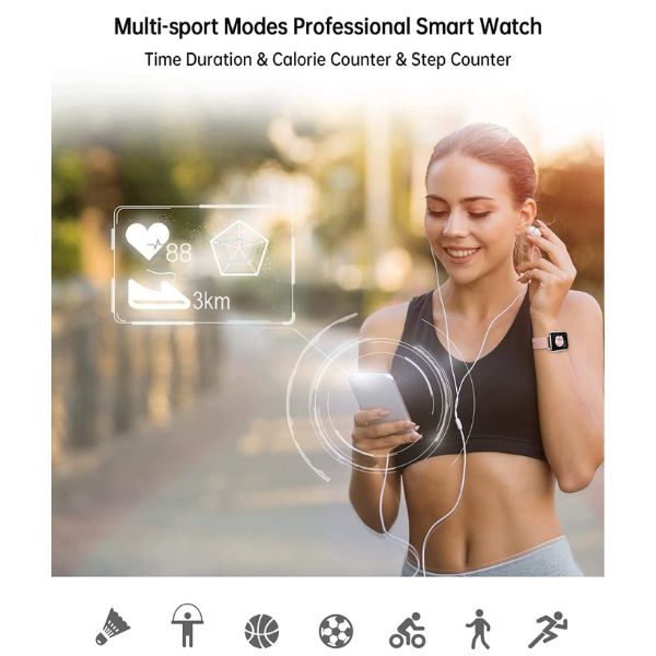 Smartwatch Montre connectée Homme Femme - Mysolut