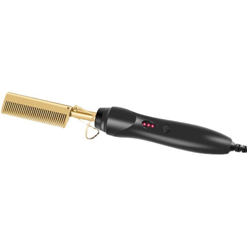 Professional Electric Straightening Brush – Heated, Durable &amp; Ideal for Travel or Home