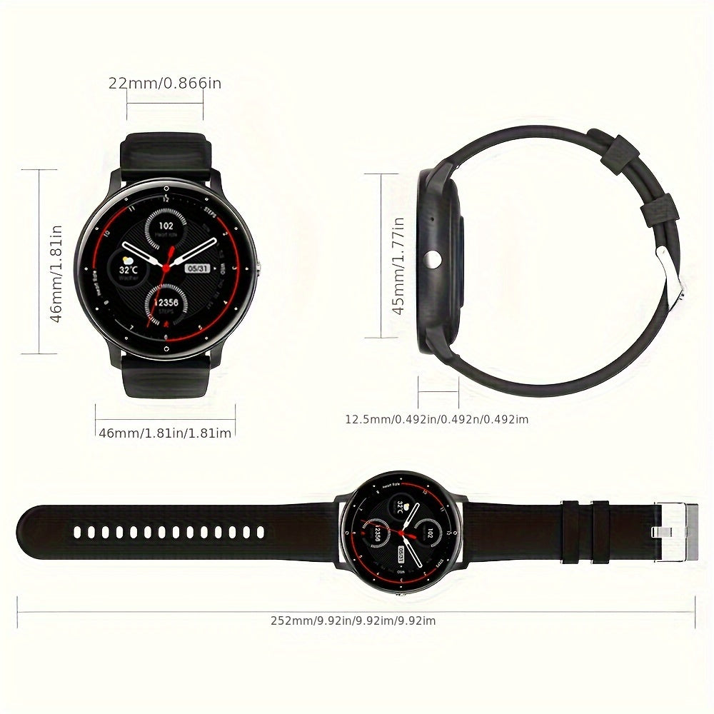 Black Friday 2024 : Montre Connectée IP67 Appels & Suivi Sport - Unisexe Blue