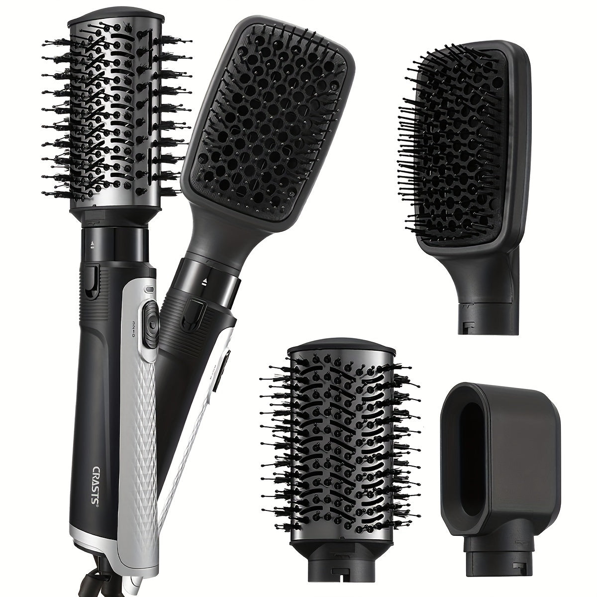 Multifunctional Hair Brush – Fast Hair Dryer, Straightener &amp; Curler