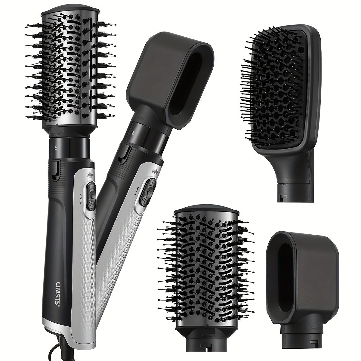 Multifunctional Hair Brush – Fast Hair Dryer, Straightener &amp; Curler