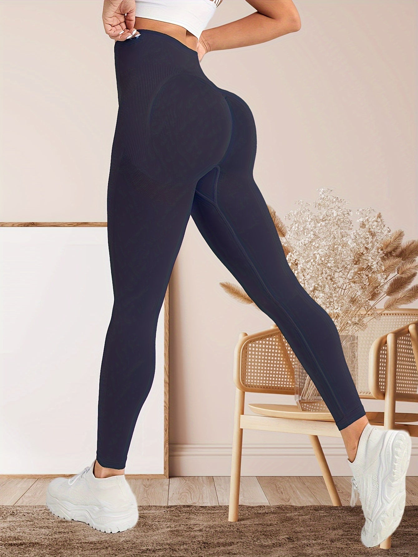 Leggings de Sport Femme Taille Haute – Fitness & Yoga, Parfaits Automne/Hiver