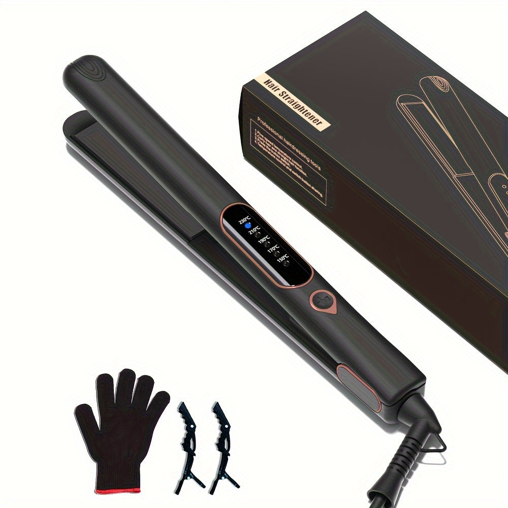 2-in-1 Hair Straightener &amp; Curler - Fast Heating, Perfect Gift for Women