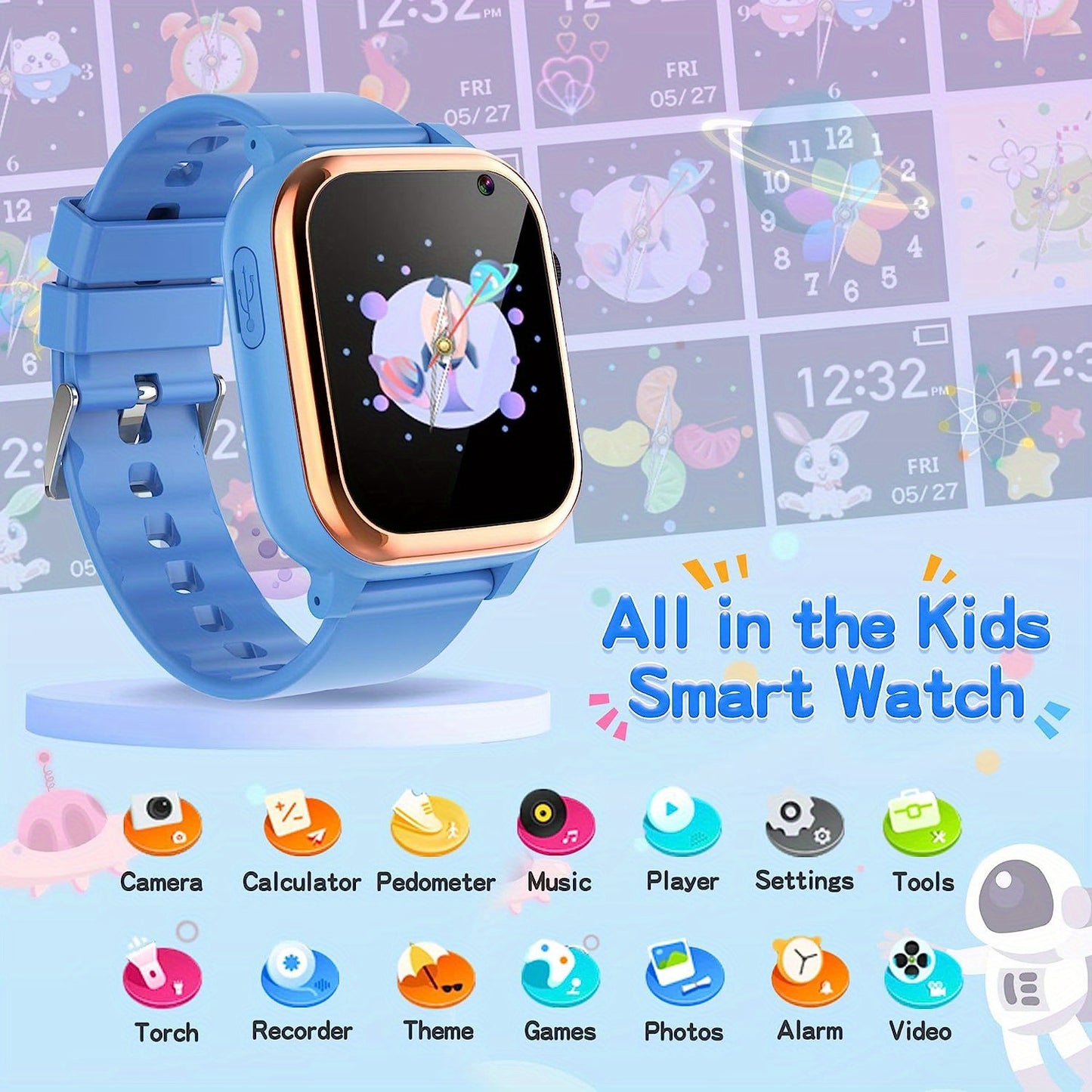 Montre connectée enfant - Idée cadeau anniversaire Noël Black Friday