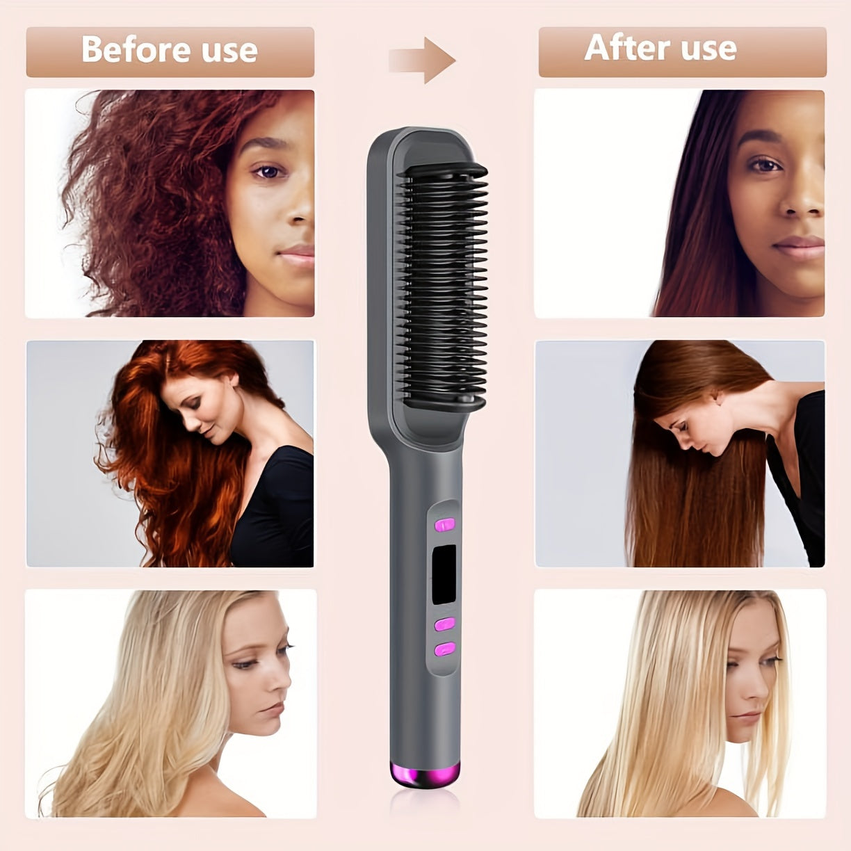 Hair Straightener and Curling Iron – Dual Use, Ionic Technology &amp; Auto Shut-Off