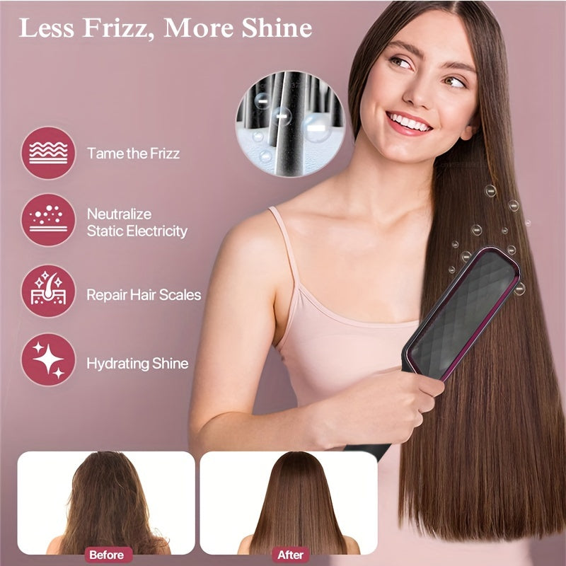 Hair Straightener and Curling Iron – Dual Use, Ionic Technology &amp; Auto Shut-Off