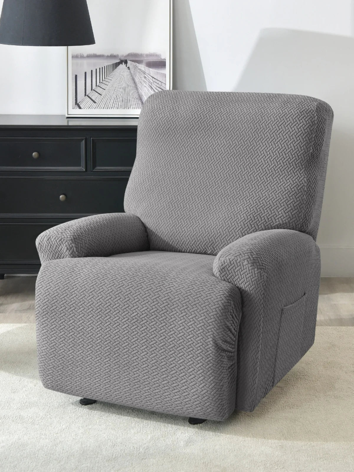 Housse de fauteuil relax inclinable élastique extensible