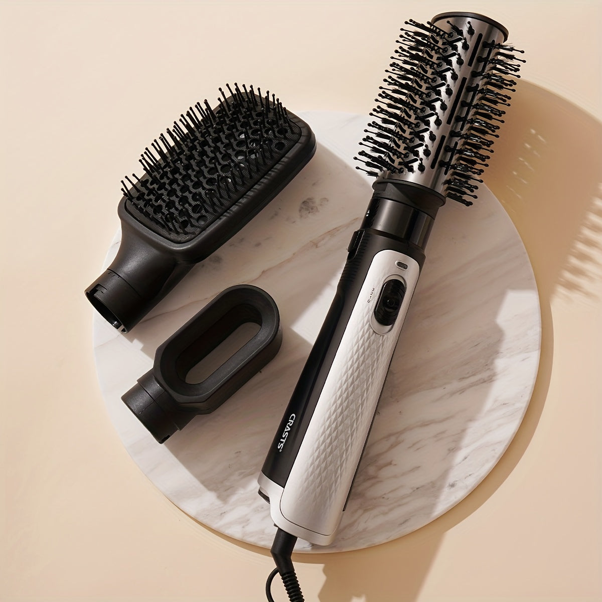 Multifunctional Hair Brush – Fast Hair Dryer, Straightener &amp; Curler