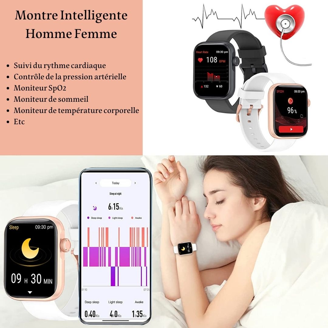 Montre Intelligente Femme Homme - Mysolut